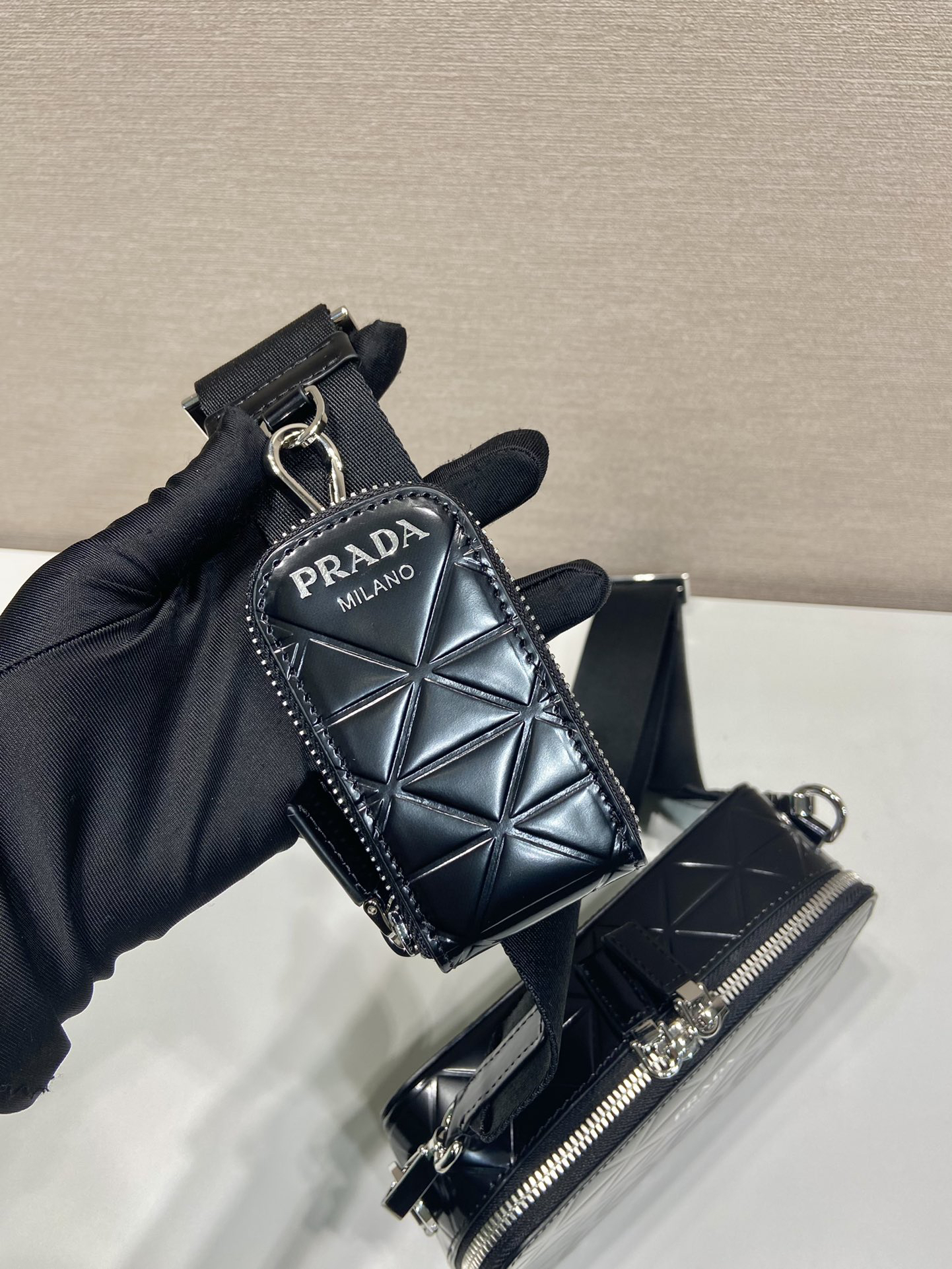 Prada Pressed Frame Camera Bag 2VH070