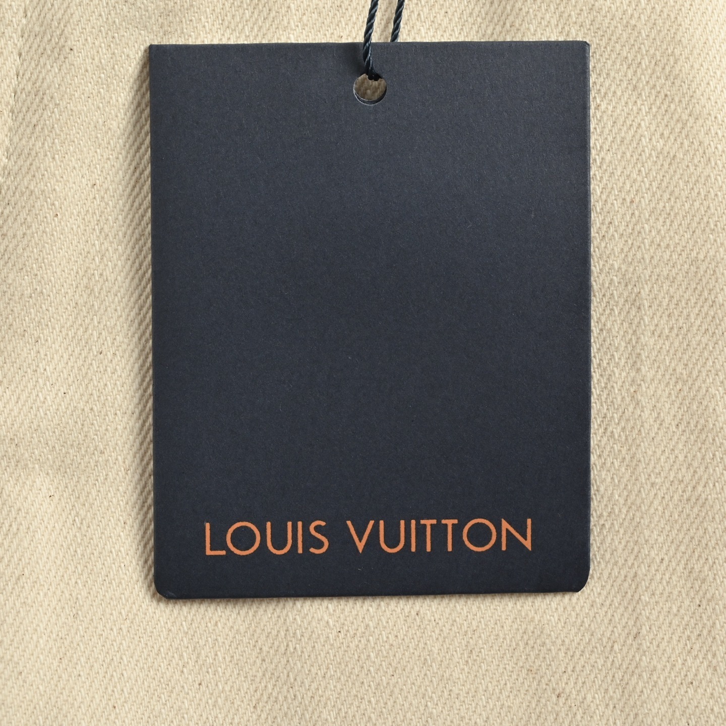Louis Vuitton 25Fw Pocket Leather Label Jeans