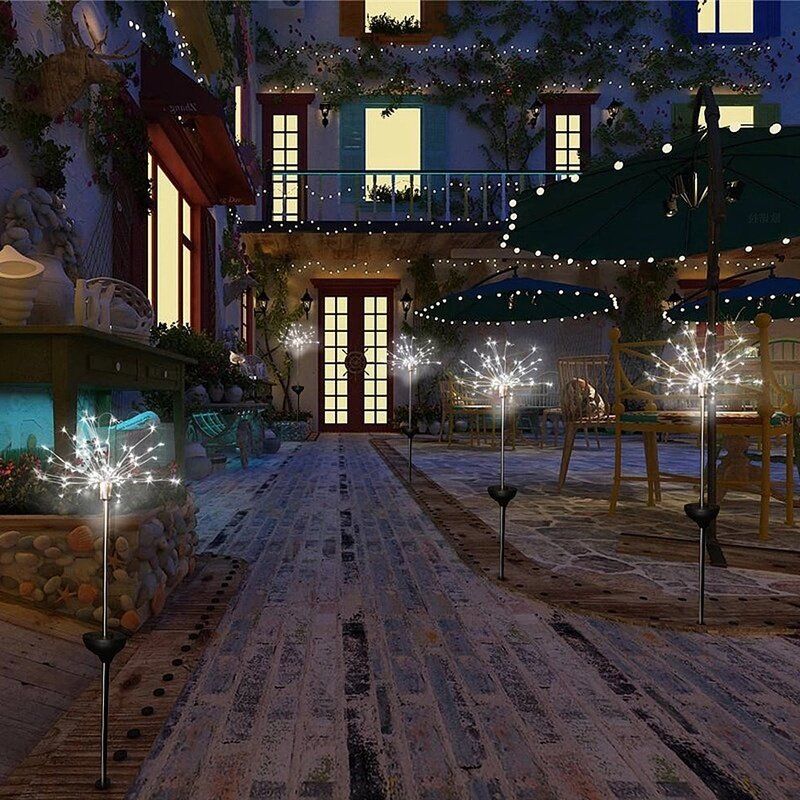 ( Last Day Promotions - 50% OFF)🔥Waterproof  Solar Garden Fireworks Lamp