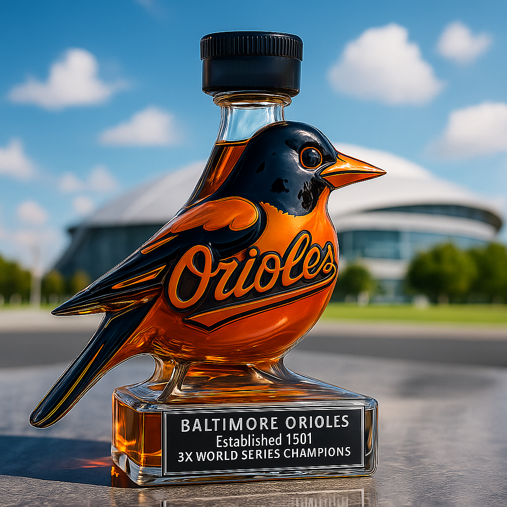 Baltimore Orioles Commemorative Whiskey Bottle