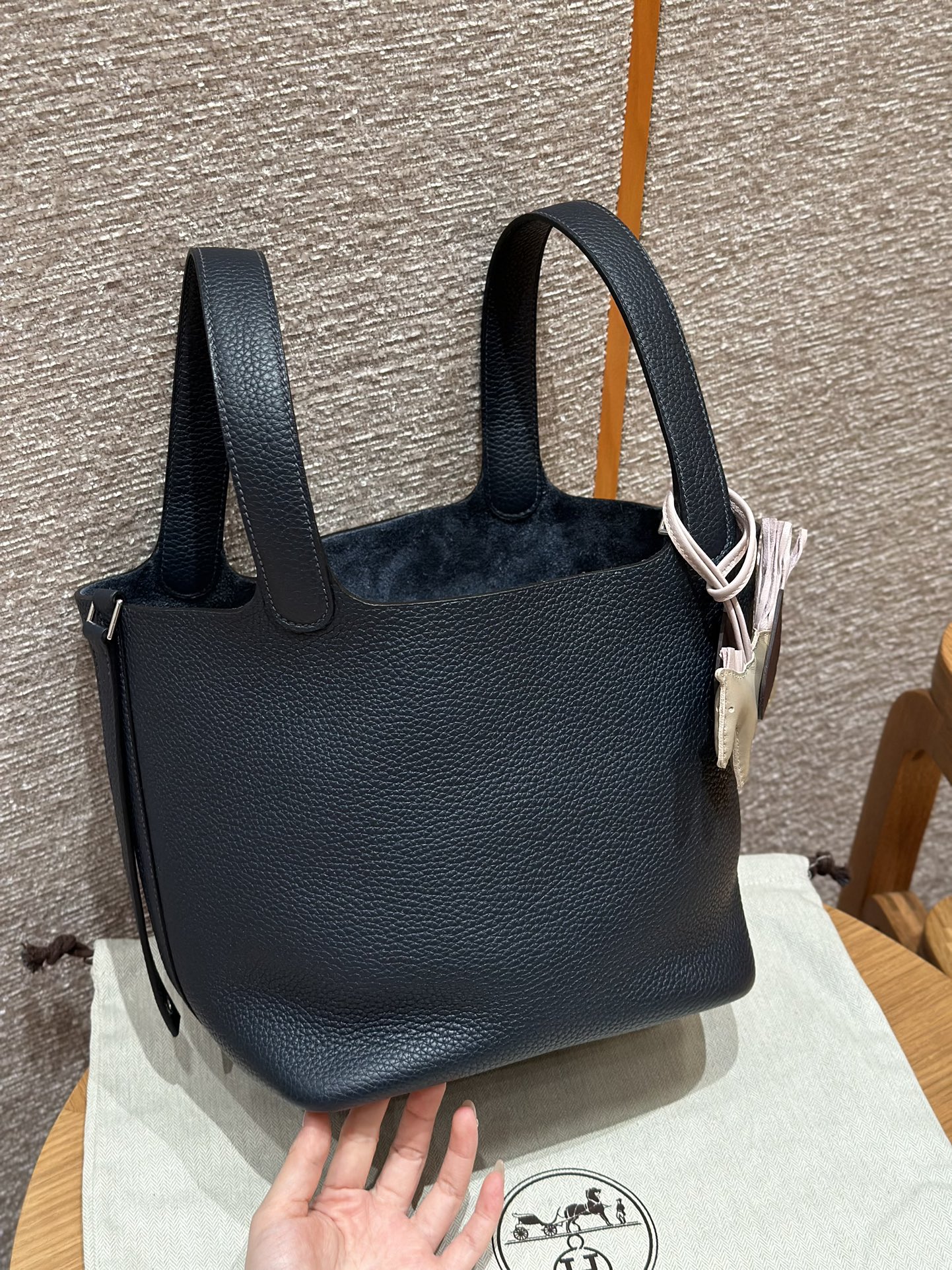 Hermès Picotin lo 2ZBlue nuit handbag (handmade to order)