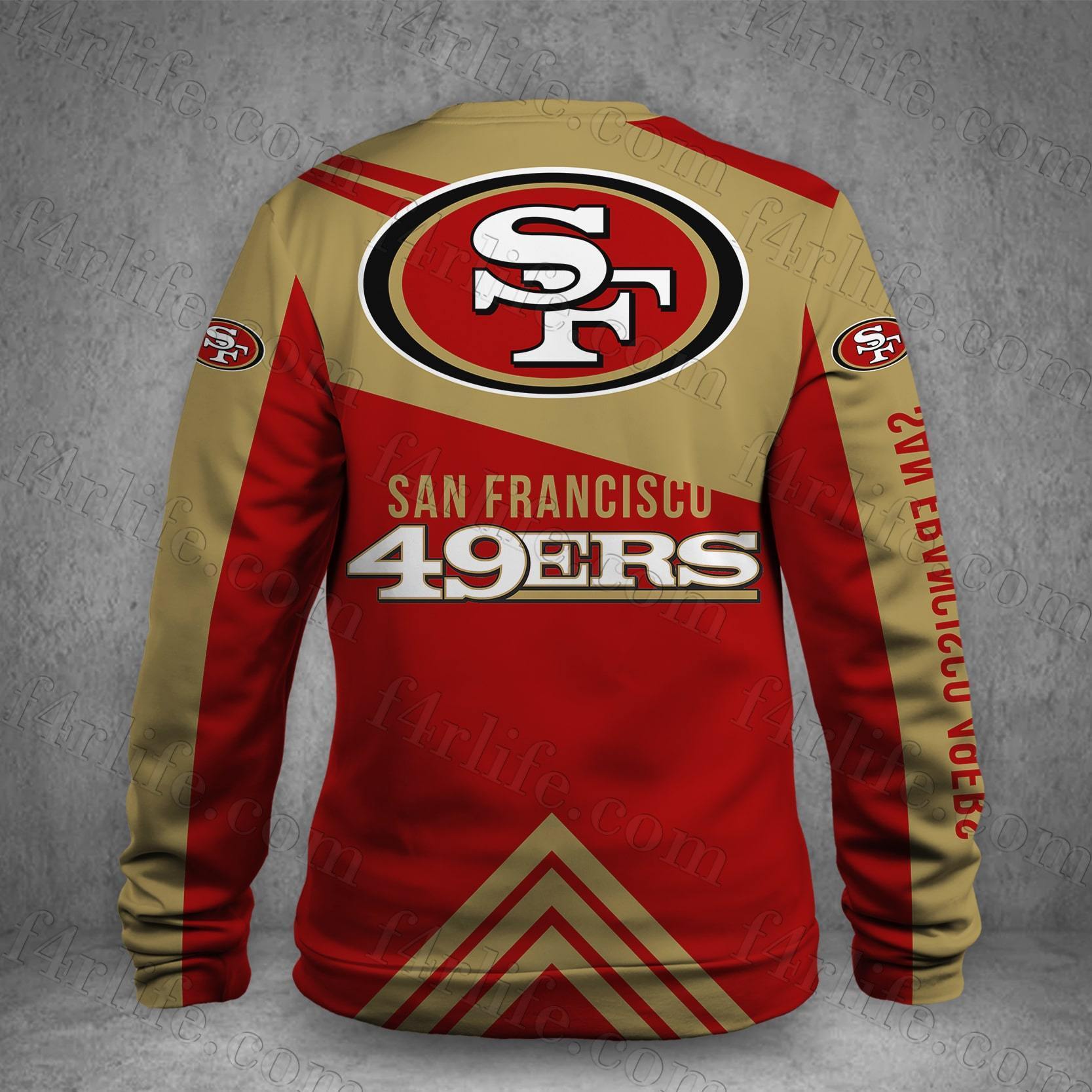 SAN FRANCISCO 49ERS LOVE HOODIE 3D VIP 6