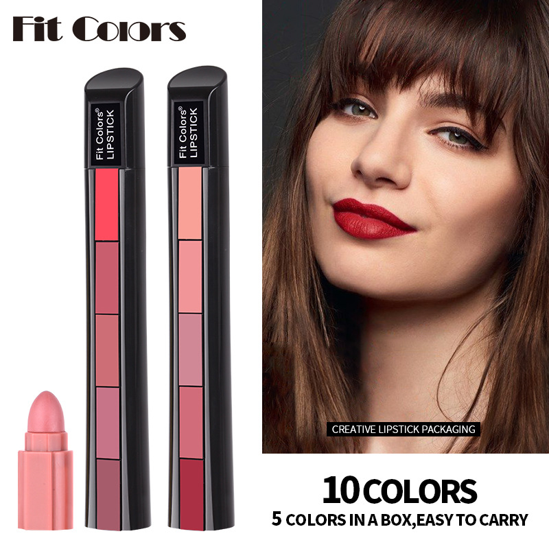 🔥Last Day 50% OFF🔥24H Long Lasting 5 In 1 Velvet Lipstick
