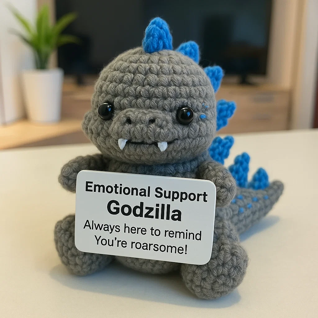 🦖Godzilla Crocheted Emotional Support Dolls🔥