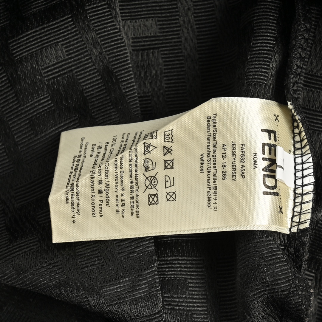 Fendi 24Fw FF all-over jacquard suit trousers