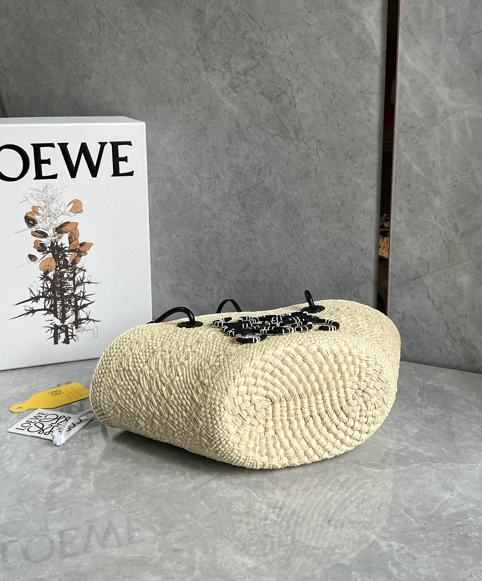 Loewe Anagram Basket Straw Bag 1002