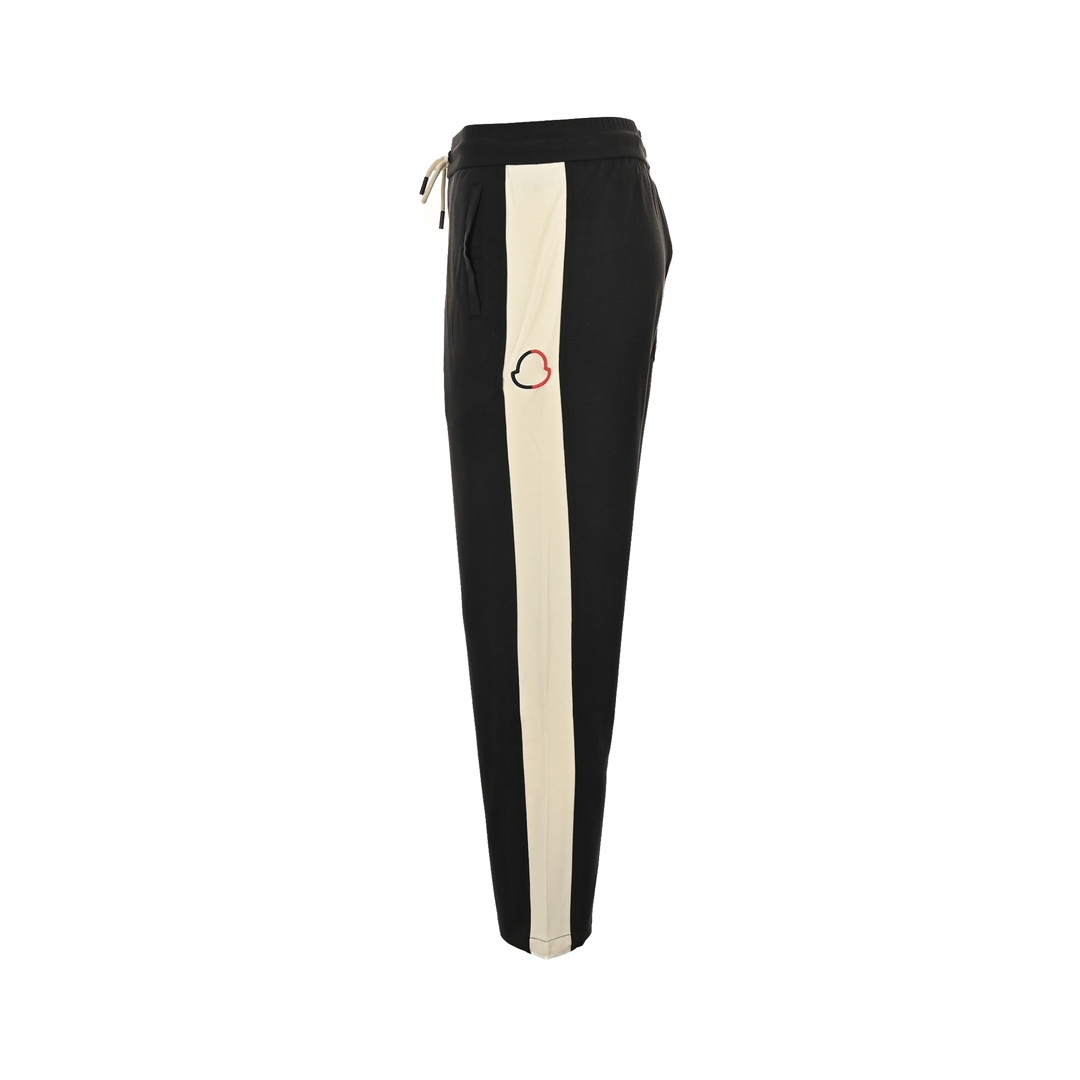 Moncler 24Fw side webbing logo trousers