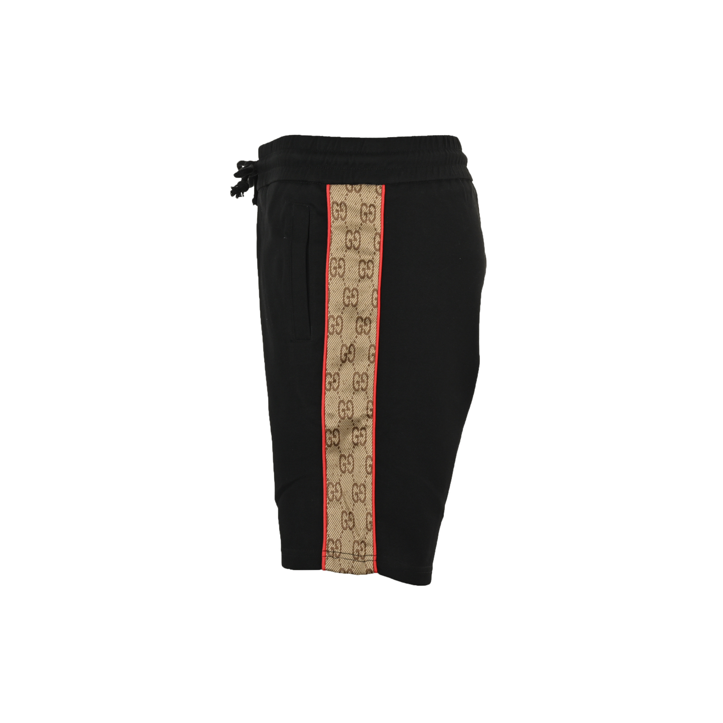 Gucci 25ss red edge jacquard ribbon shorts