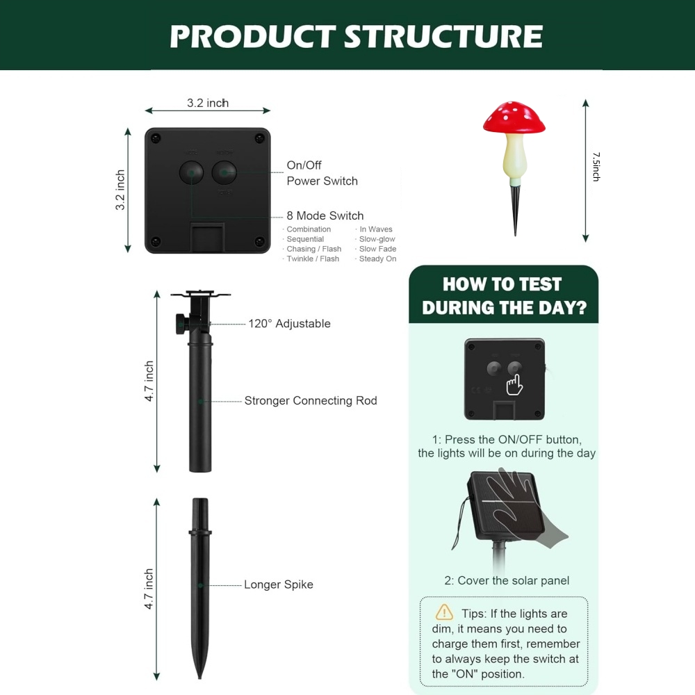 🏆Flash Sale⚡Mushroom Solar Lights