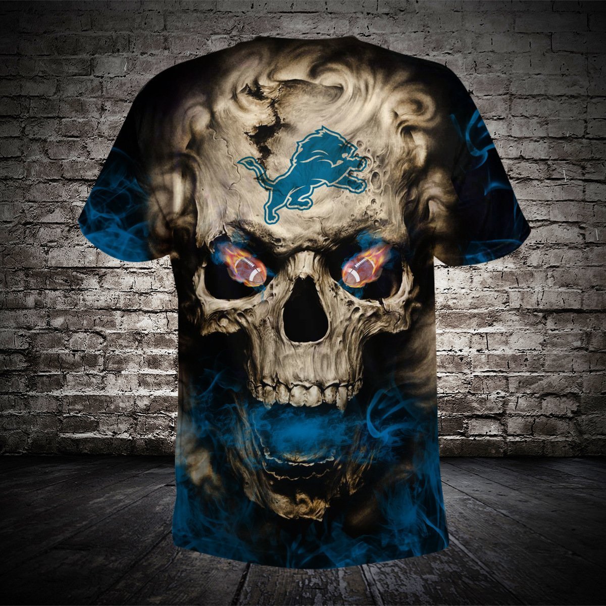 LIONS 3D HOODIE SKULL22