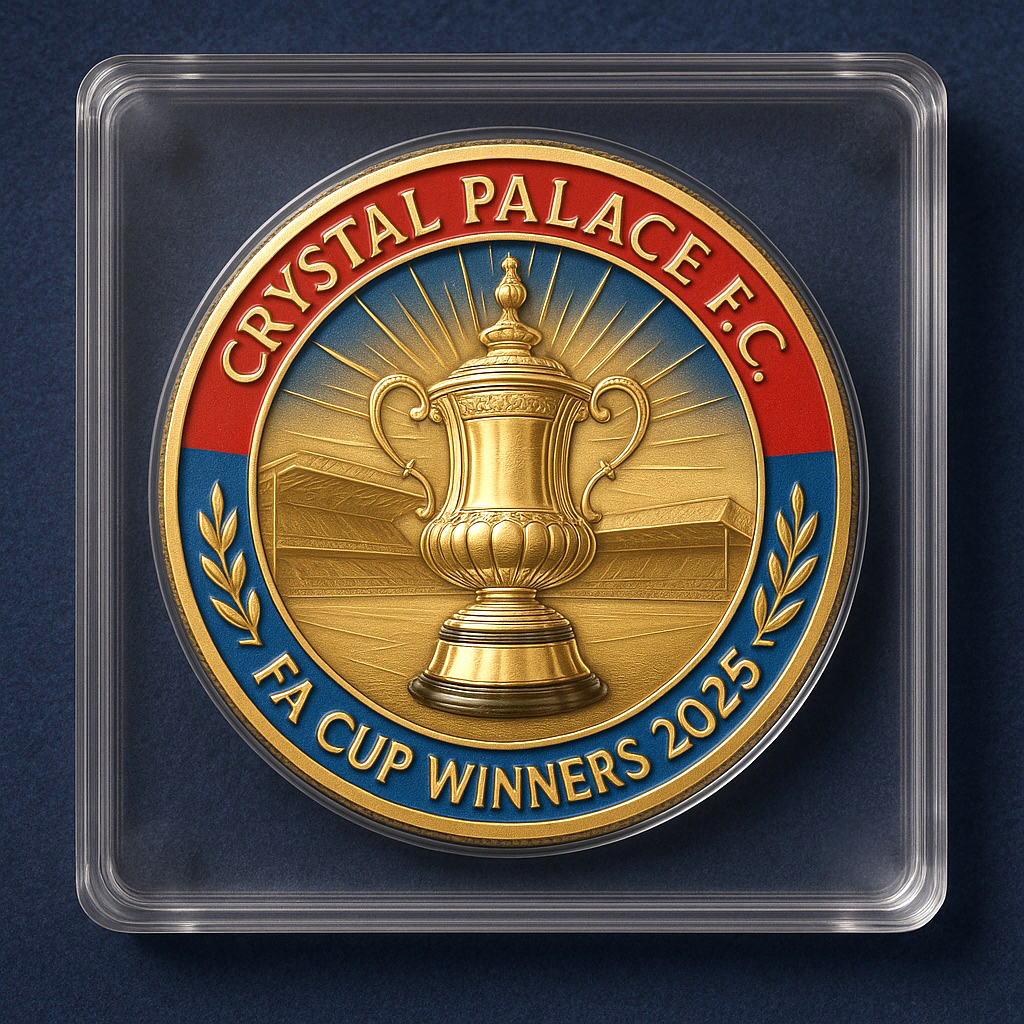 Crystal Palace 2025 FA Cup Winners Commemorative Coin