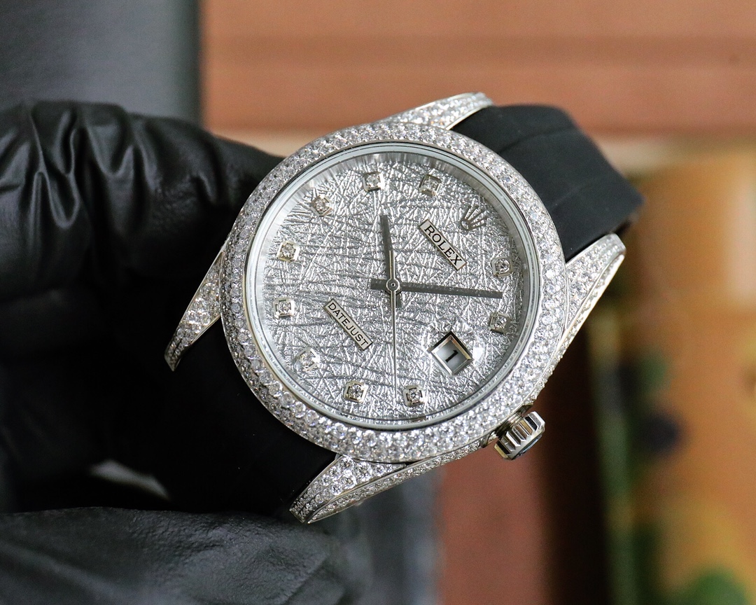 Rolex Datejust Full Diamonds Luxury Edition