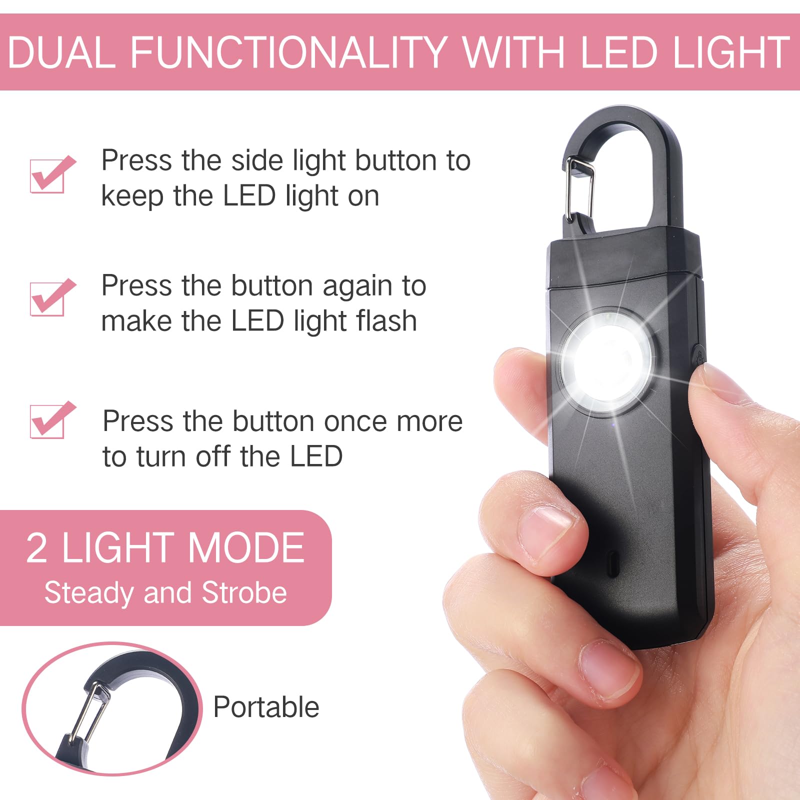 Rechargeable Personal Safety Alarm – Designed by Women, for Women