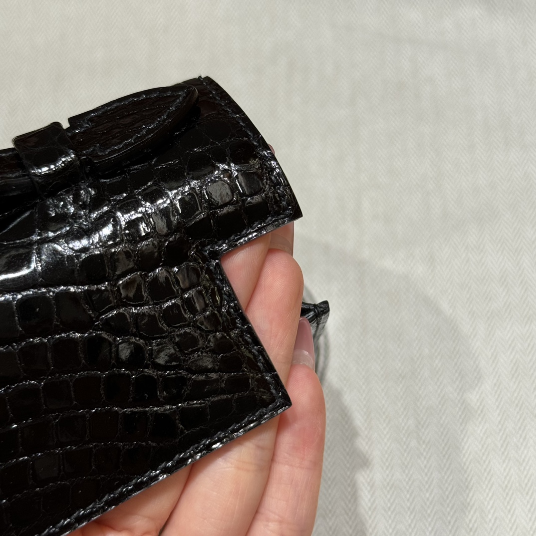Hermes kelly mini1 89Noir (handmade to order)