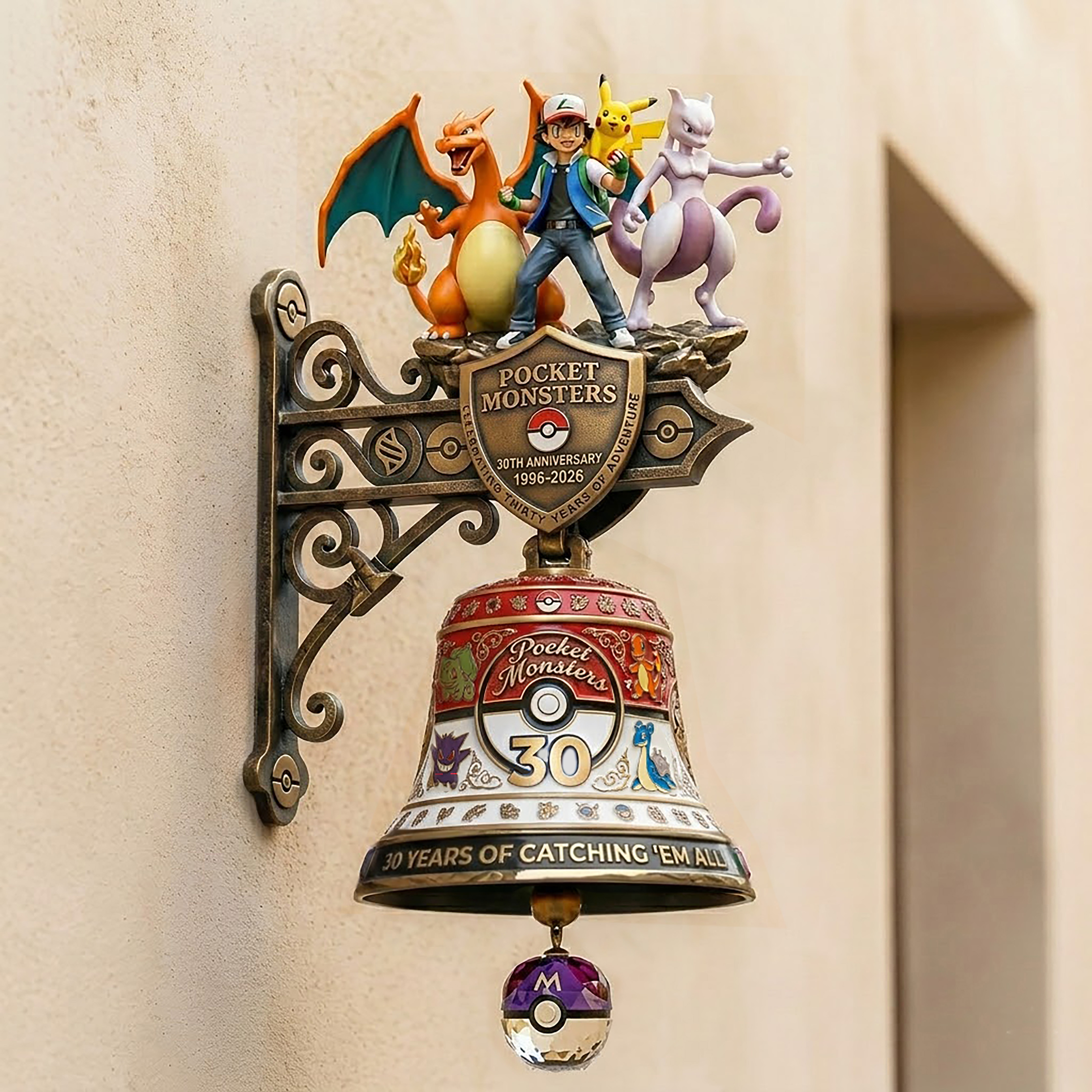 ⚡ Pokémon 30th Anniversary Limited Edition Wall Bell