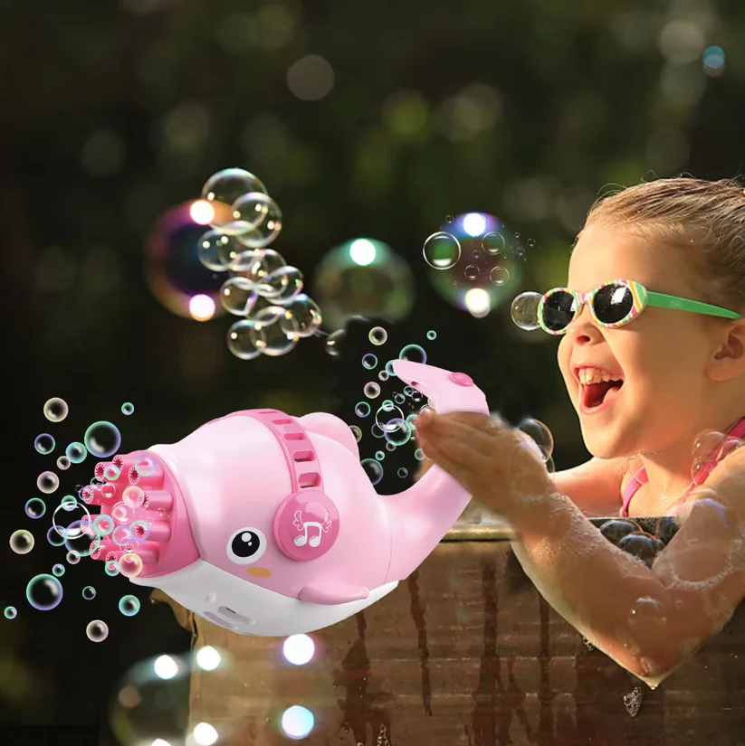 Dolphin Bubble Blaster Gun