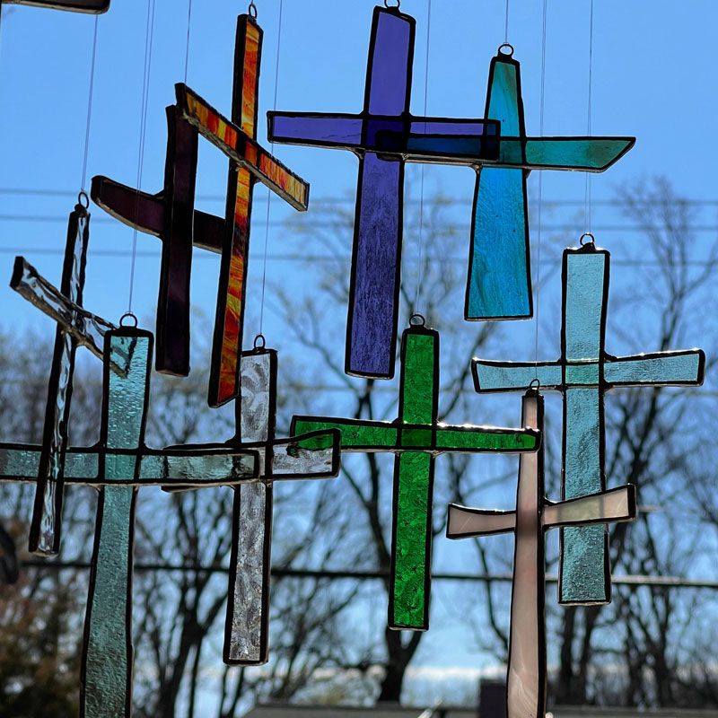 Stained Glass Cross