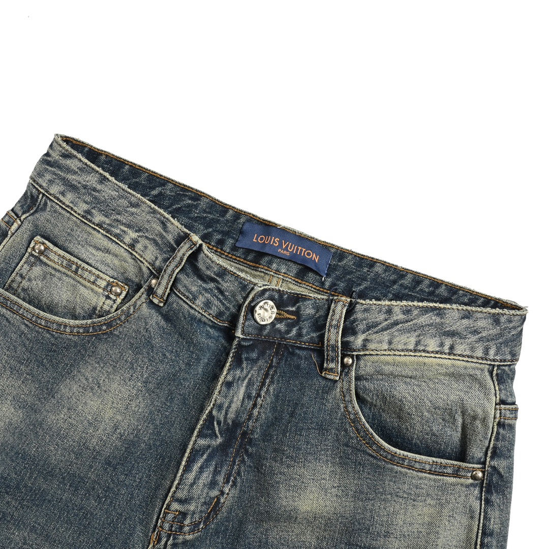 Louis Vuitton 24Fw Pocket Fun Graffiti Jeans