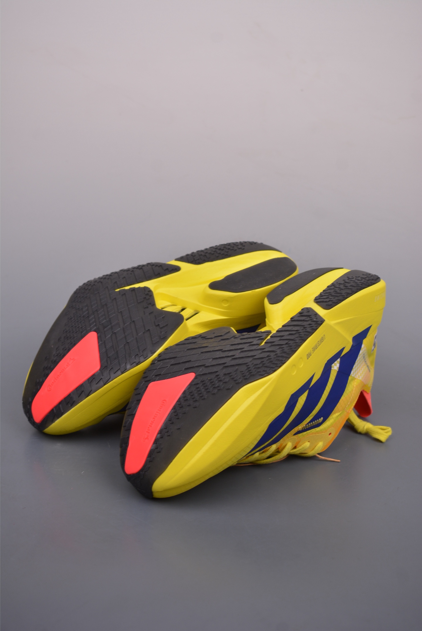 Adidas adizero adios pro evo 4 net weave bright yellow blue JR6373