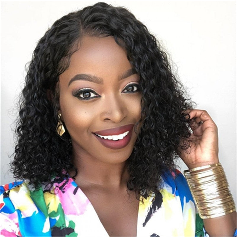 Lunawigs S29 Deep Parting Space Loose Wave Glueless Bob Wig