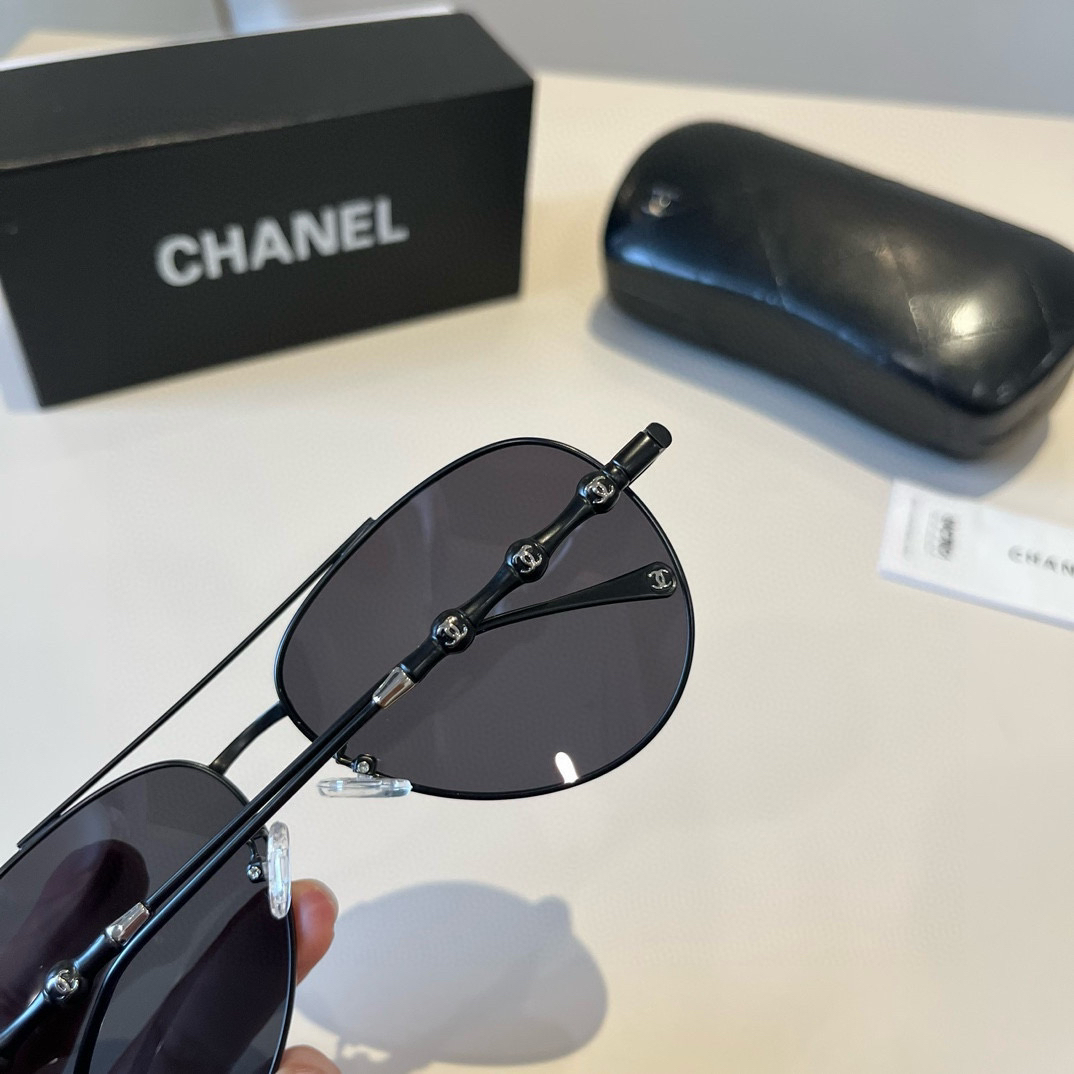 Chanel round frame sunglasses
