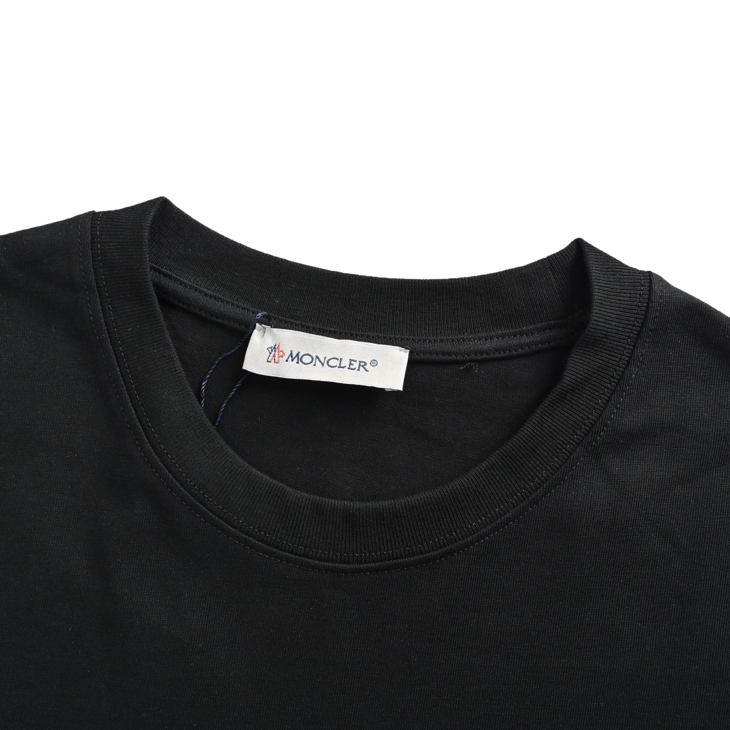 Moncler 25ss embroidered letter logo short sleeve