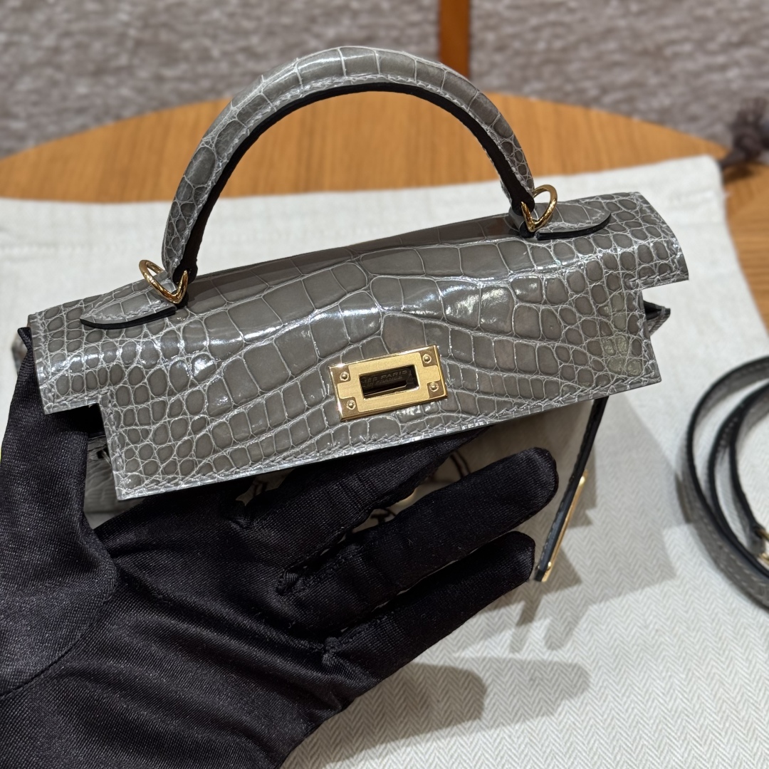 Hermes Kelly Mini 2 81Girs Tourerlle (Handmade to order)