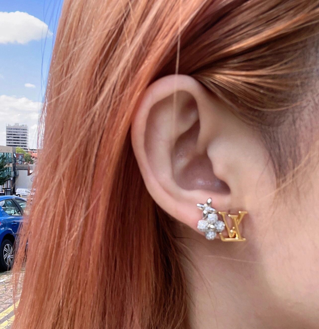 Louis Vuitton Mascot Diamond Earrings