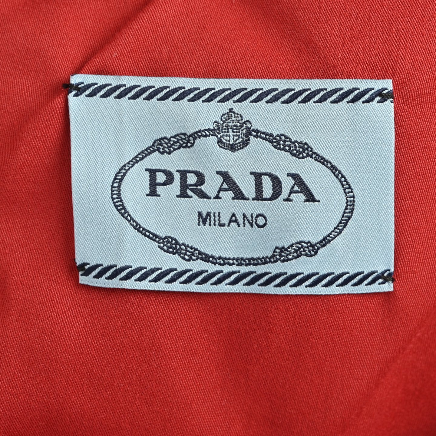 Prada 25Fw red cropped jacket