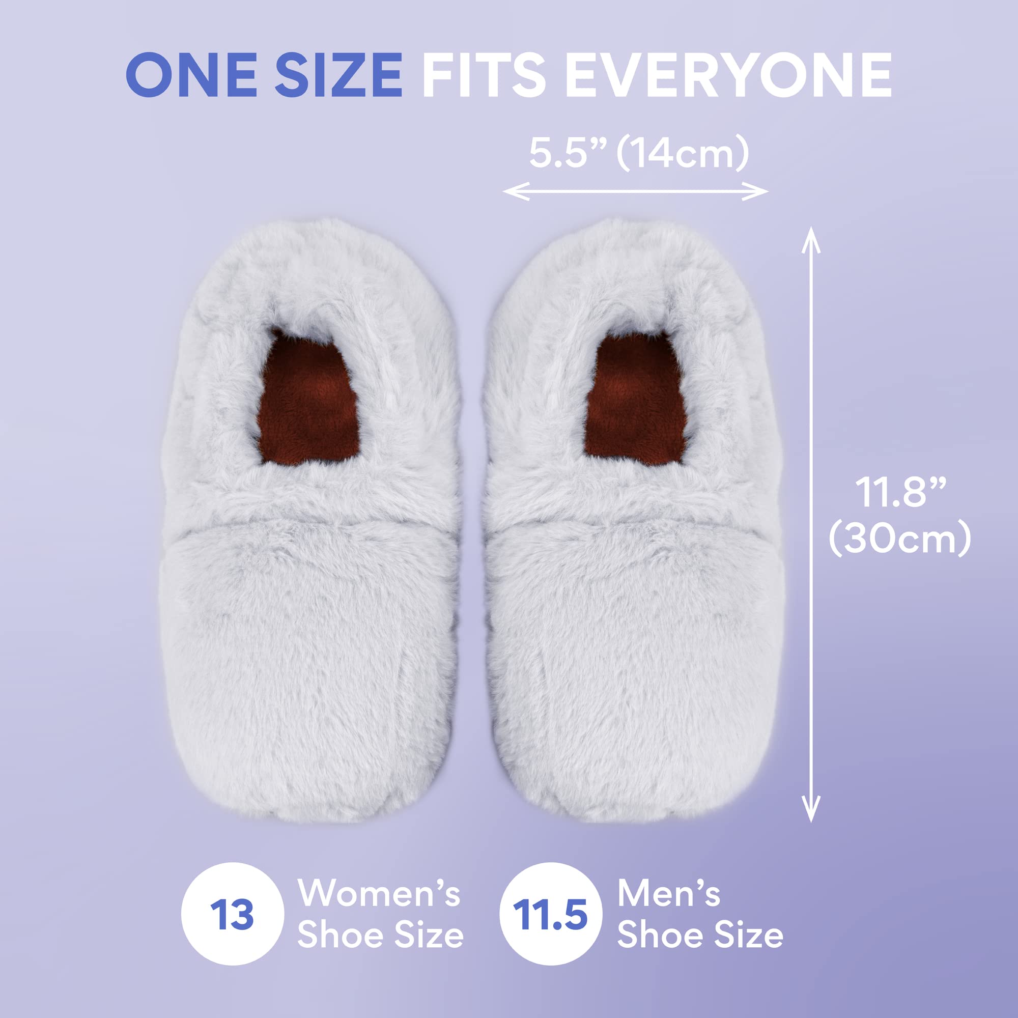 Microwavable Slippers for Women and Men