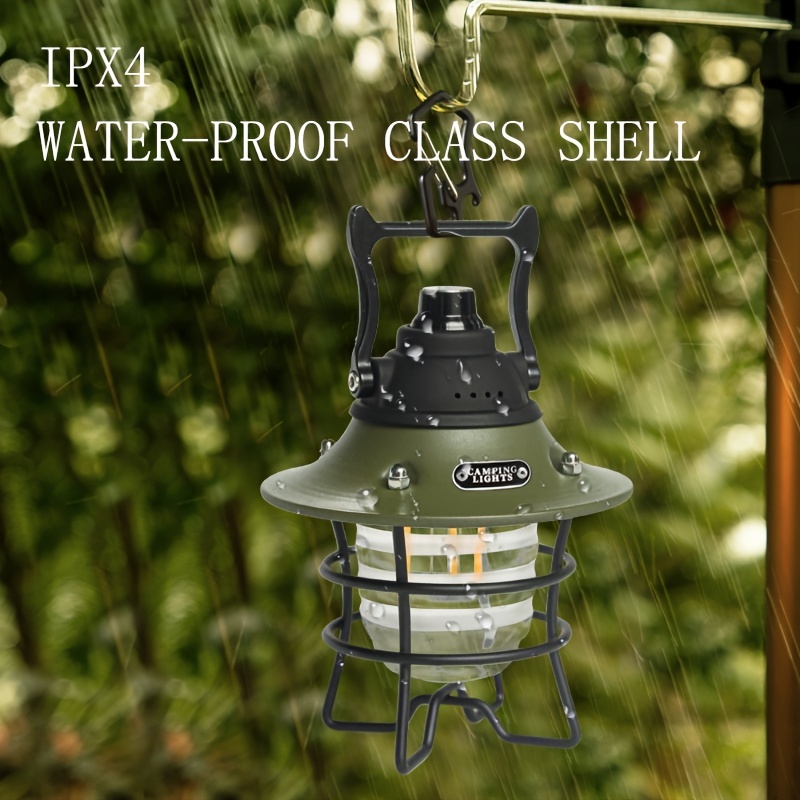 Camping Lantern, 5000mAh Dimmable LED Retro Lantern