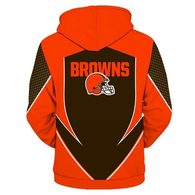 BROWNS 3D HOODIE DB