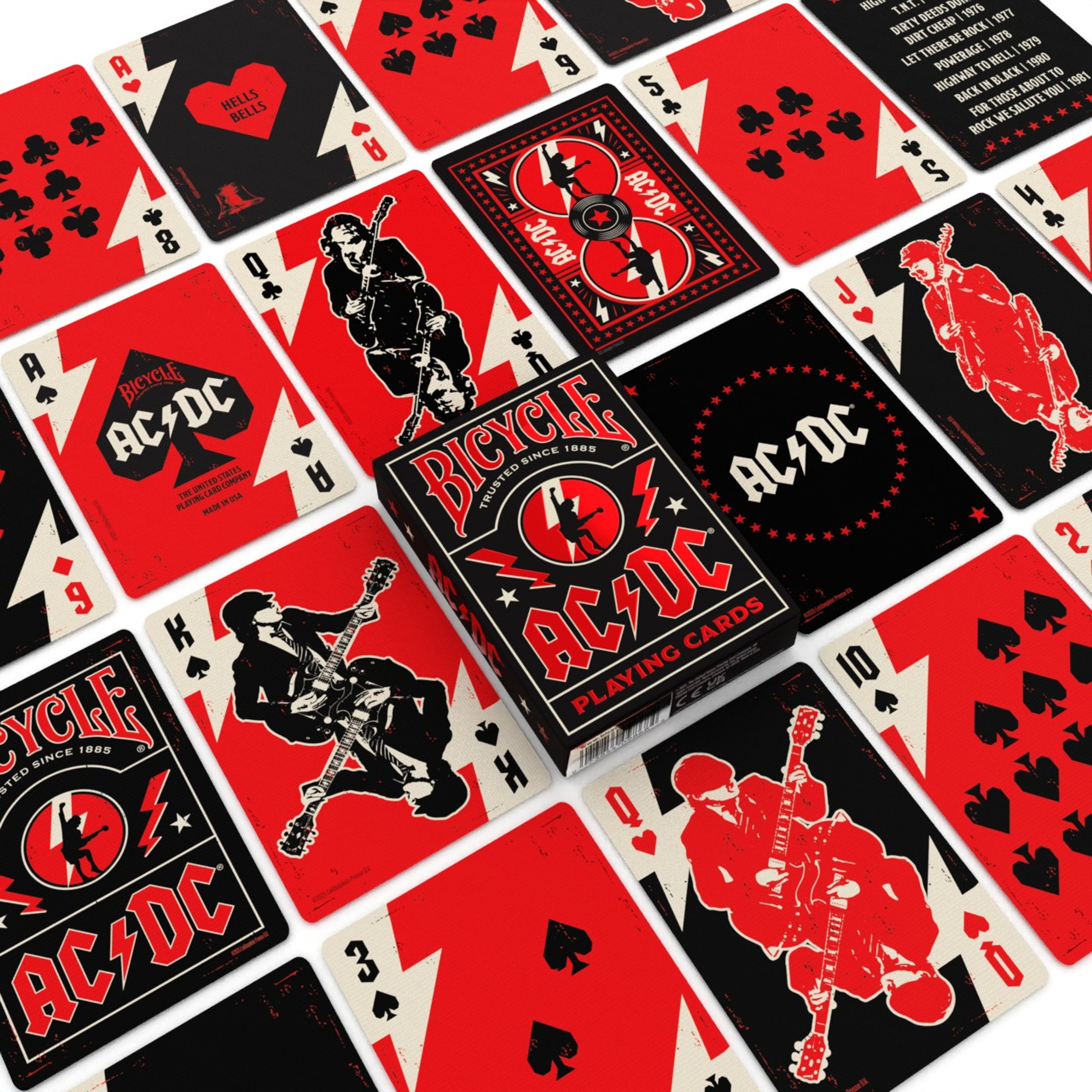 AC/DC Playing Cards
