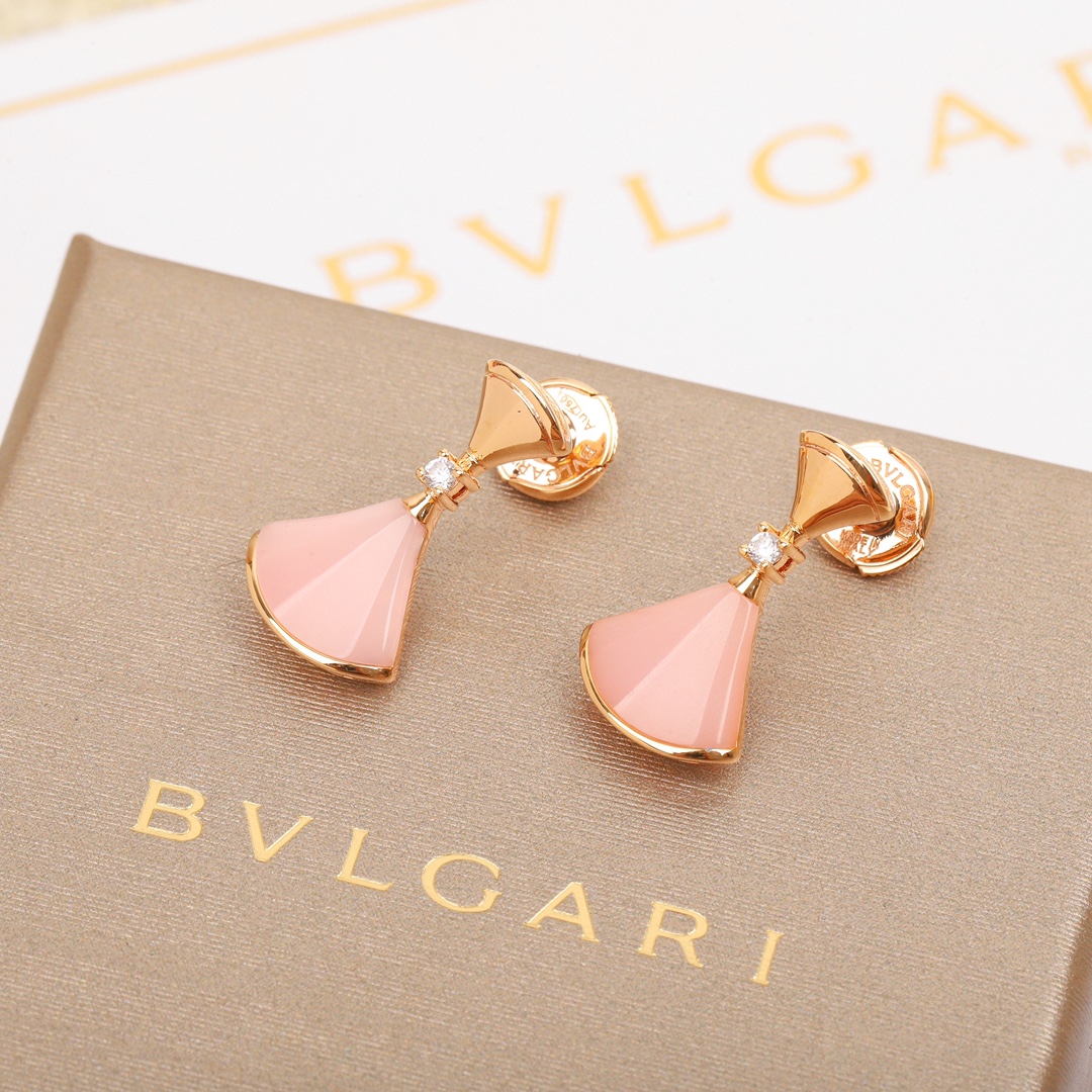 Bulgari fan earrings
