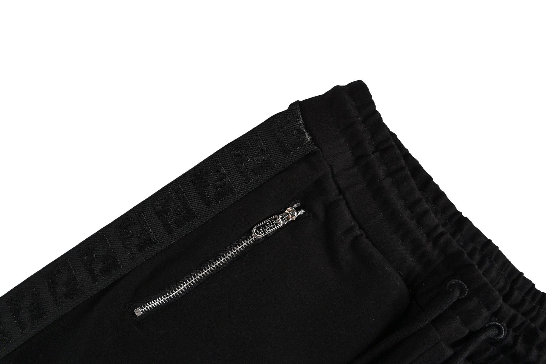 Fendi Pocket zip side FF webbing shorts