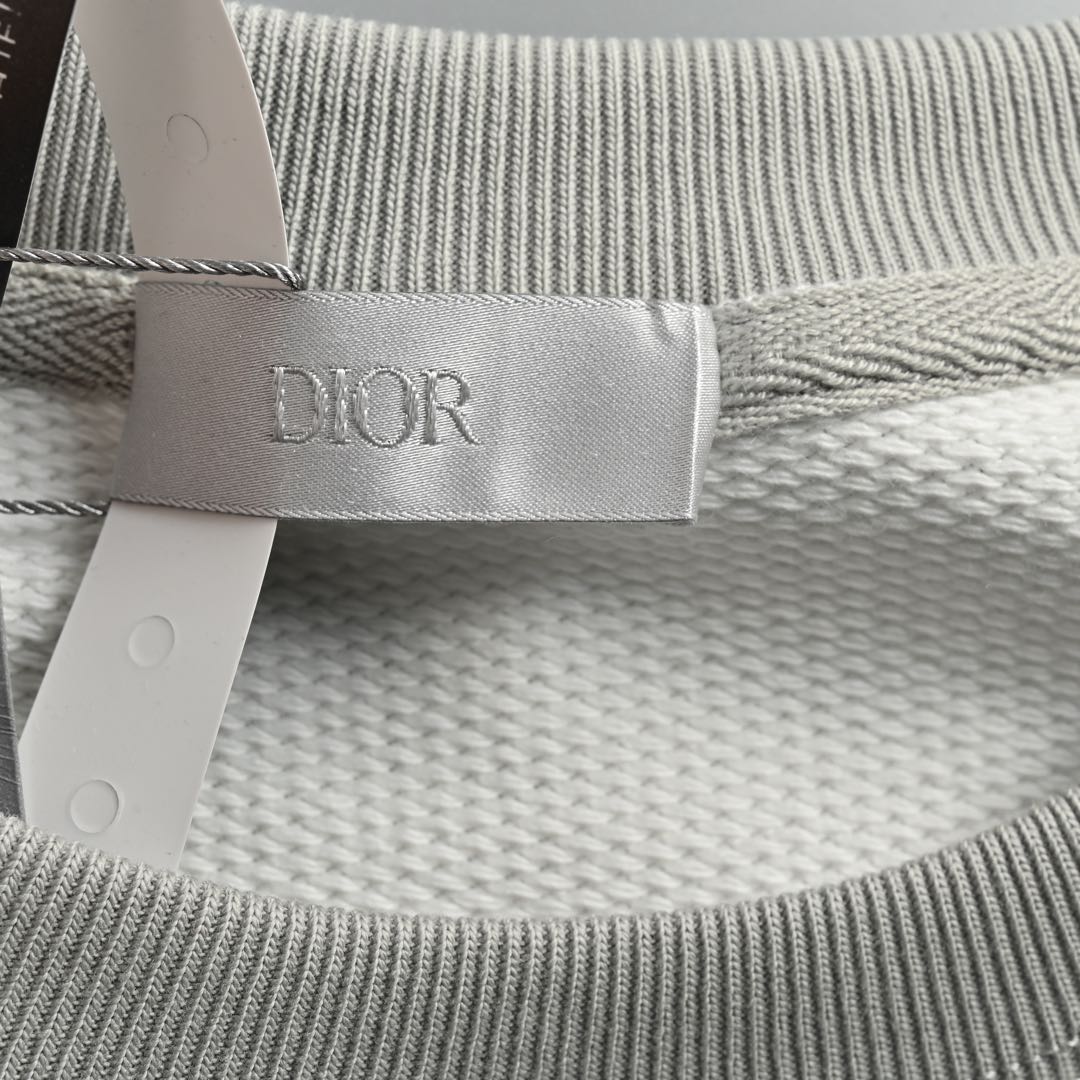 Dior 24Fw monogram logo print paneled sweatshirt