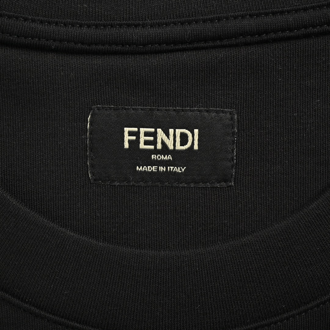 Fendi 24ss collar metal FF short sleeve