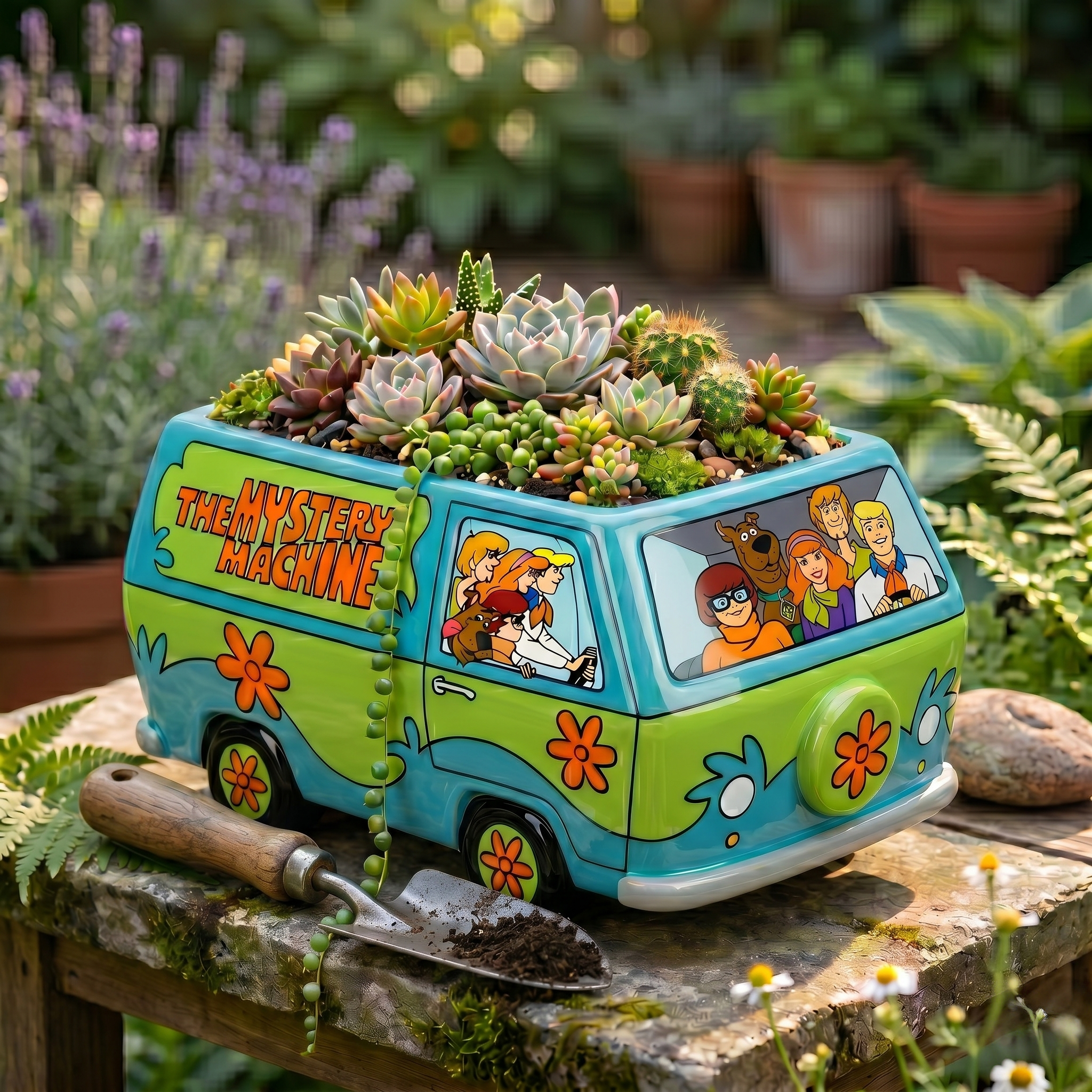 Scooby-Doo Mystery Machine Succulent Planter – Collector’s Edition