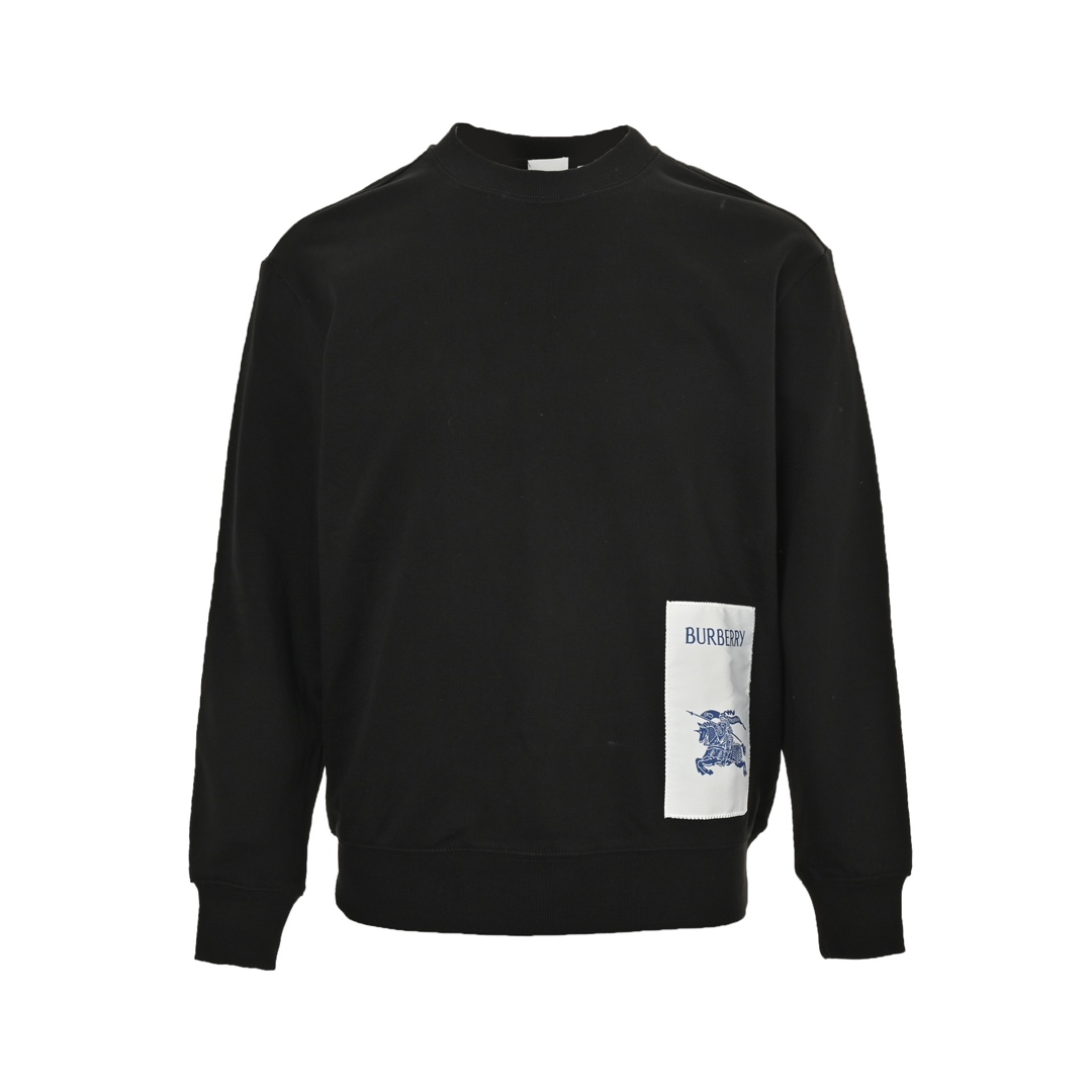Burberry 24Fw Warhorse Patch Crew Neck Sweatshirt