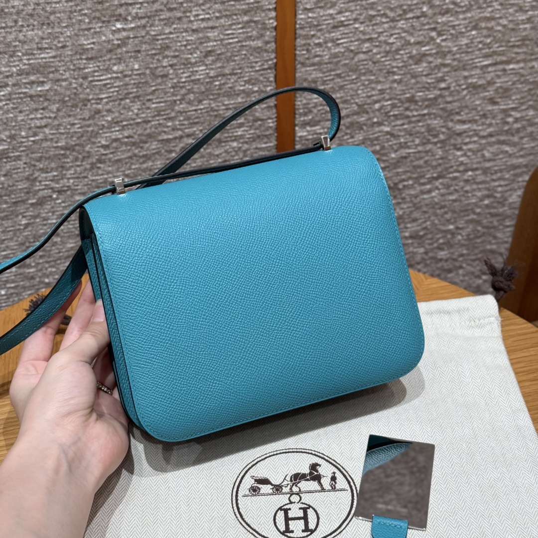 Hermès Constance 7FBlue paon handbag (handmade to order)
