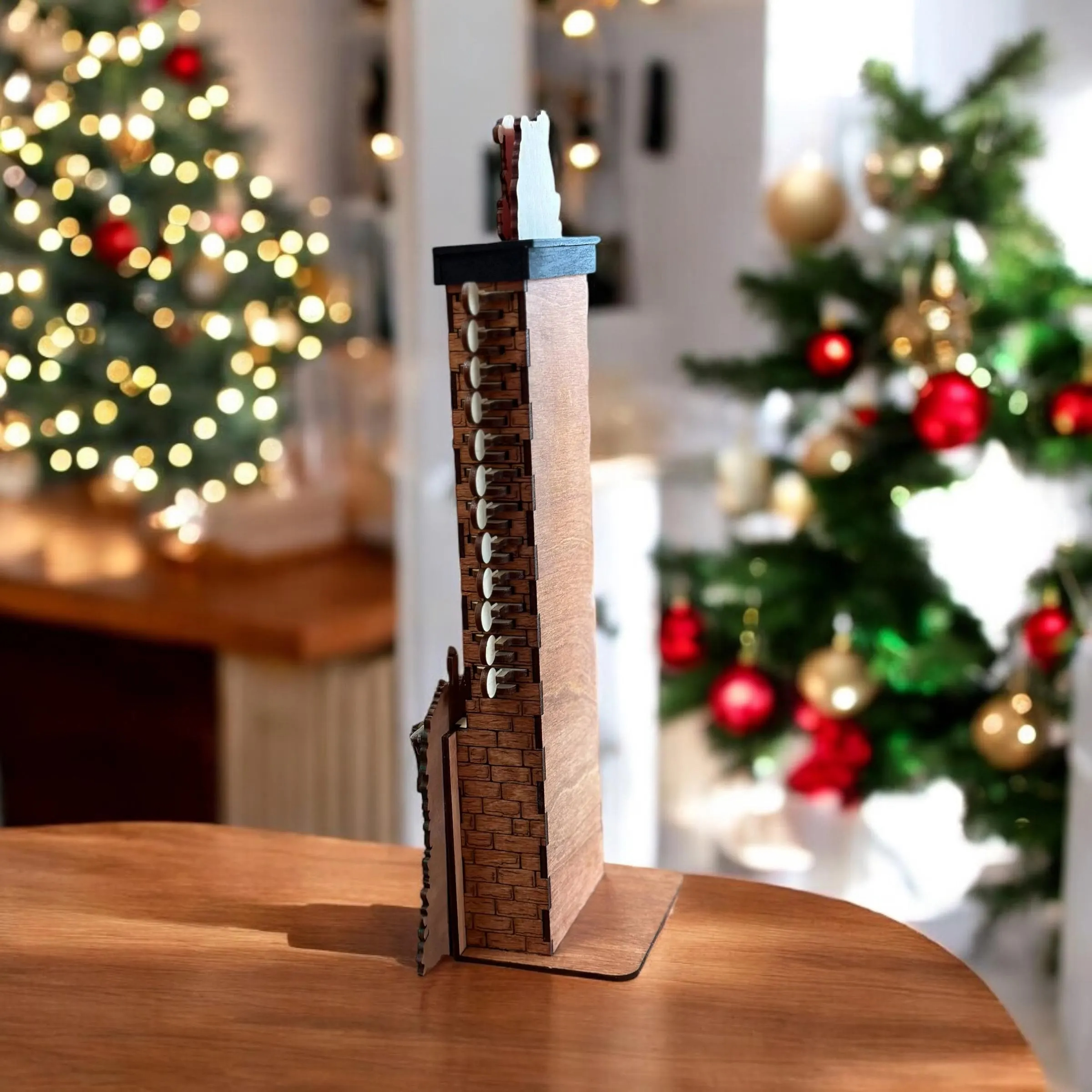 🎄Christmas Sale 49% OFF🎄Wooden Santa Chimney Christmas Countdown Display