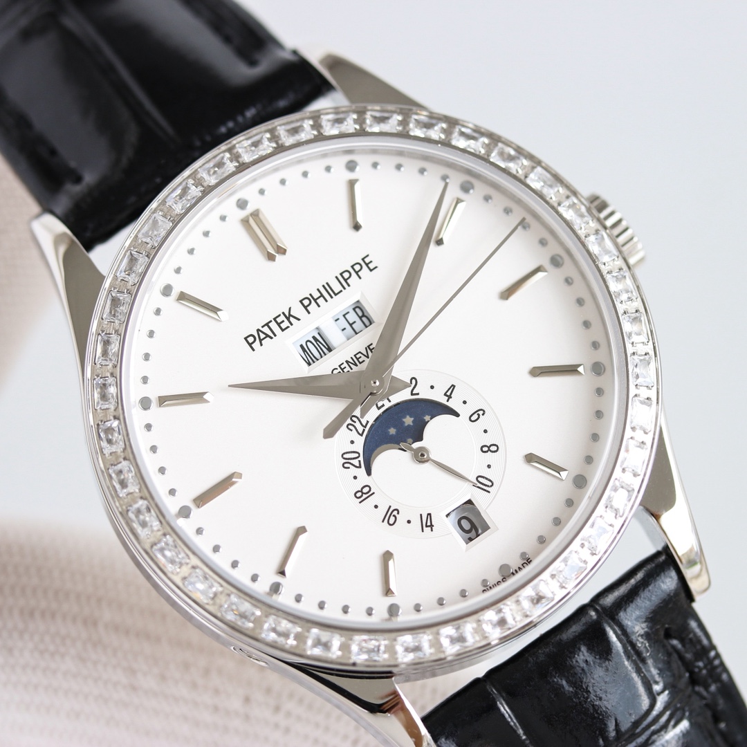 Patek Philippe Complex Function Timepiece Swarovski Baguette Diamond Edition