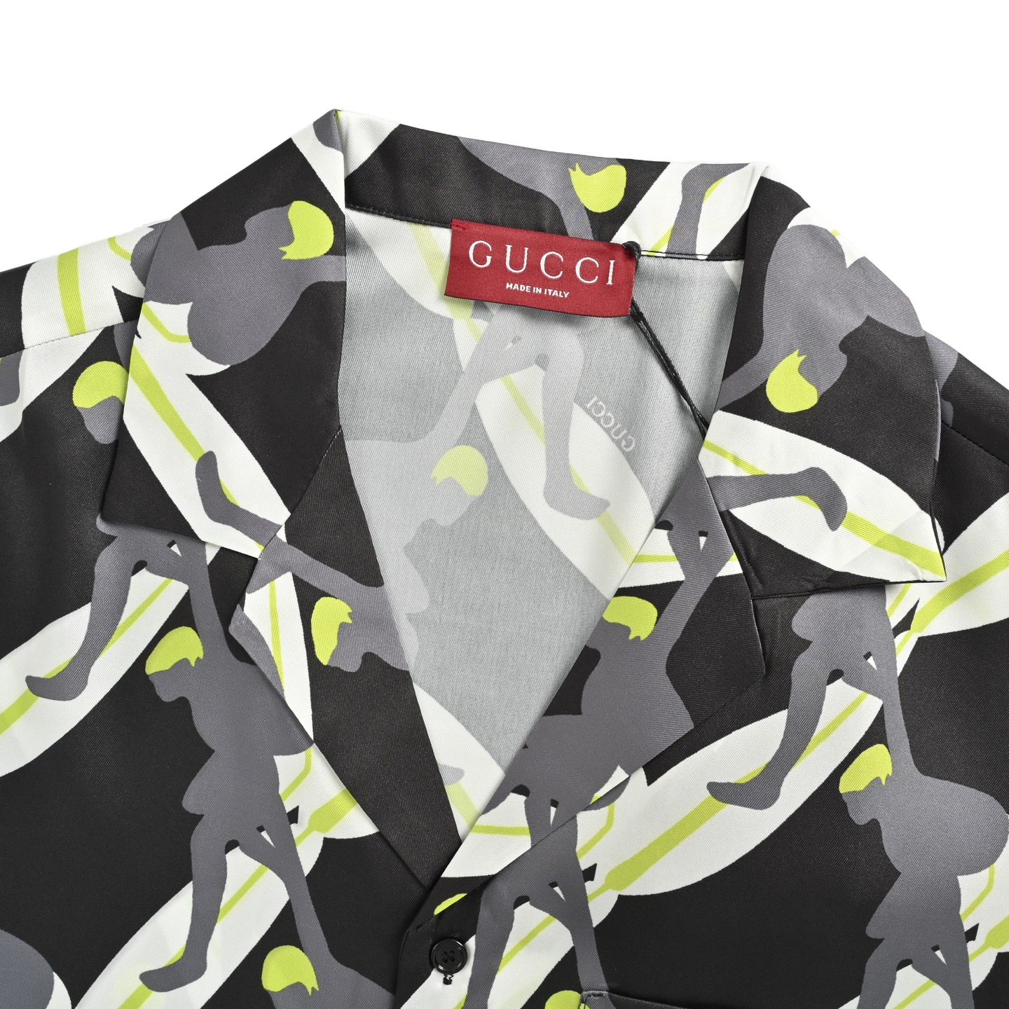 Gucci 25ss surf silk suit short sleeve shirt