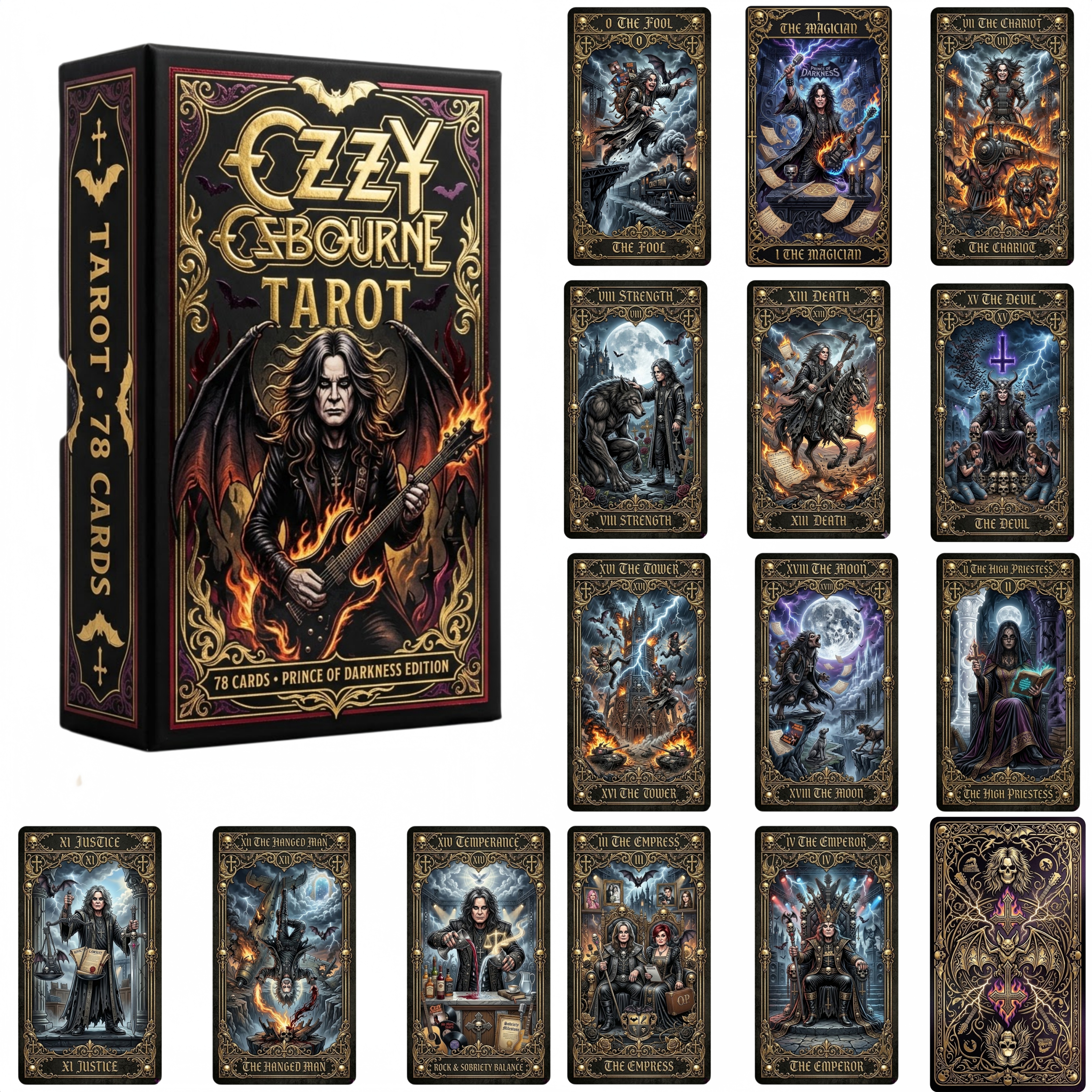 Ozzy Osbourne Tarot Deck