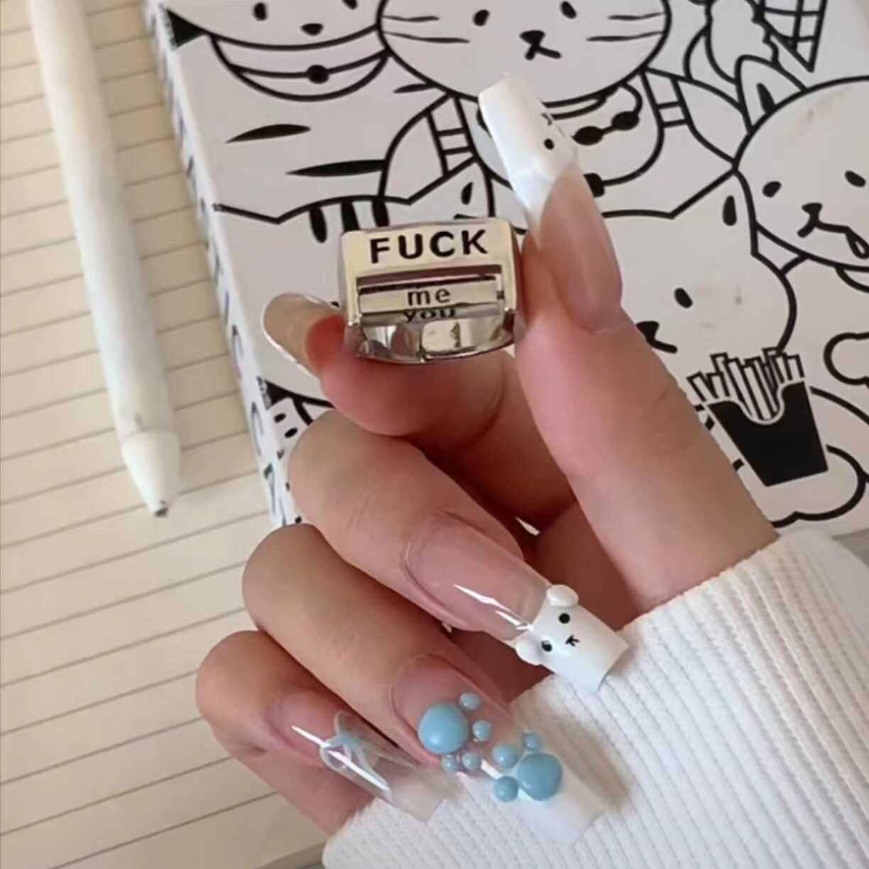 On Sale🔥Fu*K Rotatable Mood Control Ring