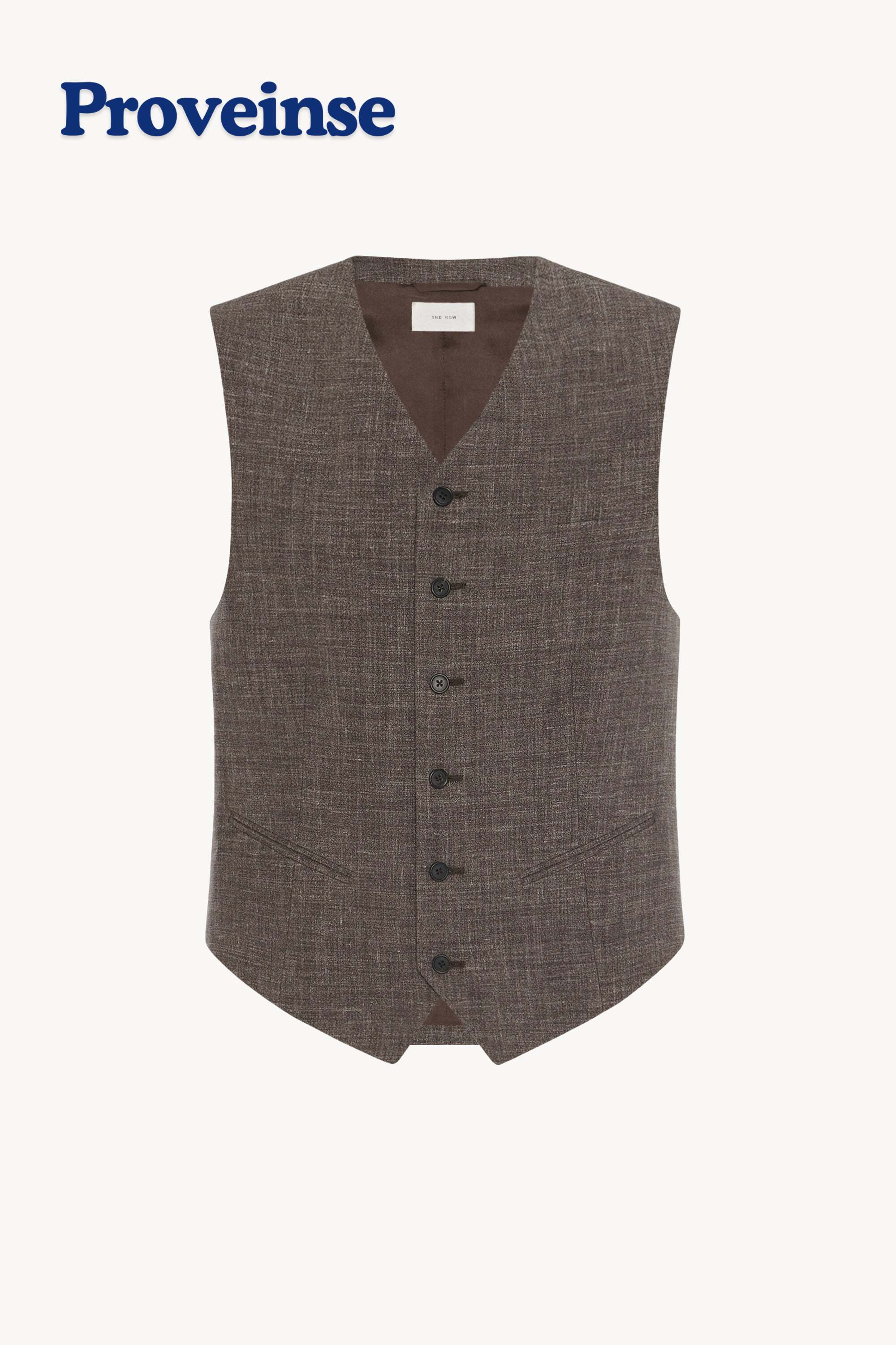 Yuri Vest in Silk, Linen, and Virgin Wool