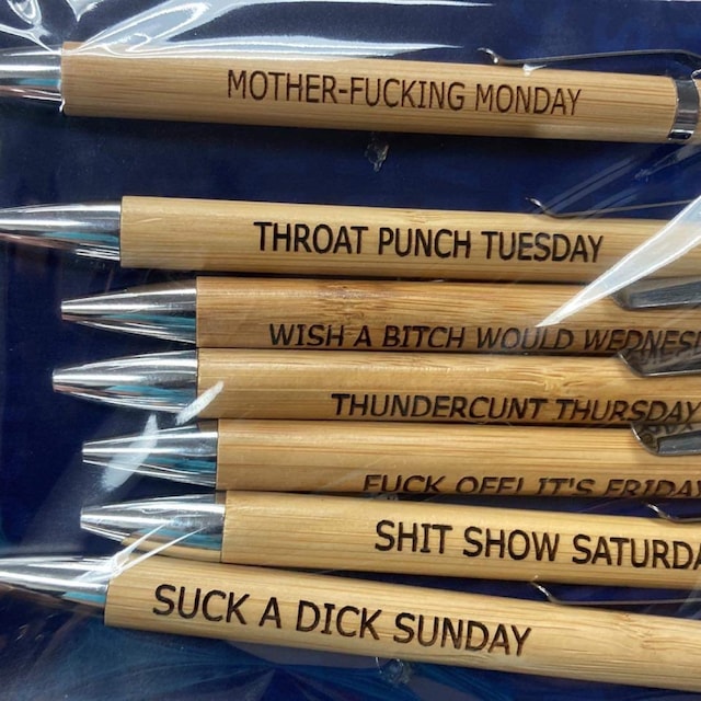 Snarky Daily Pen Set | Show your unique sense of humor at all times