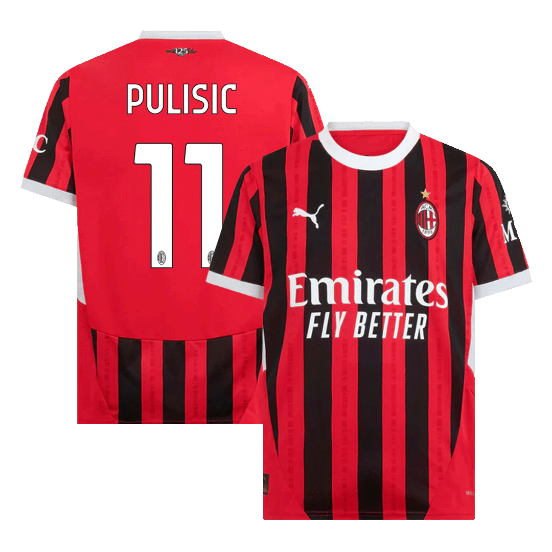 AC Milan PULISIC #11 Home Football Shirt 2024/25