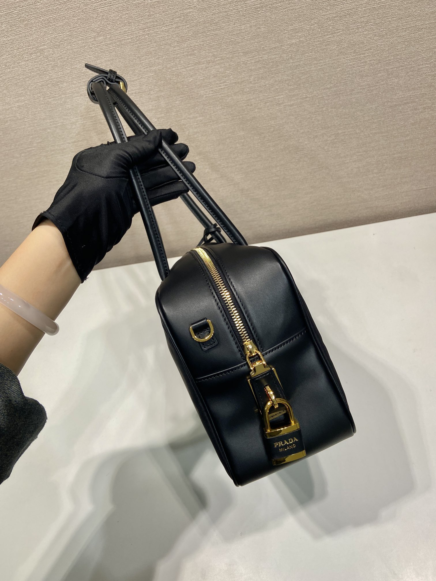Prada Tessuto Tocker Handbag 1BB132