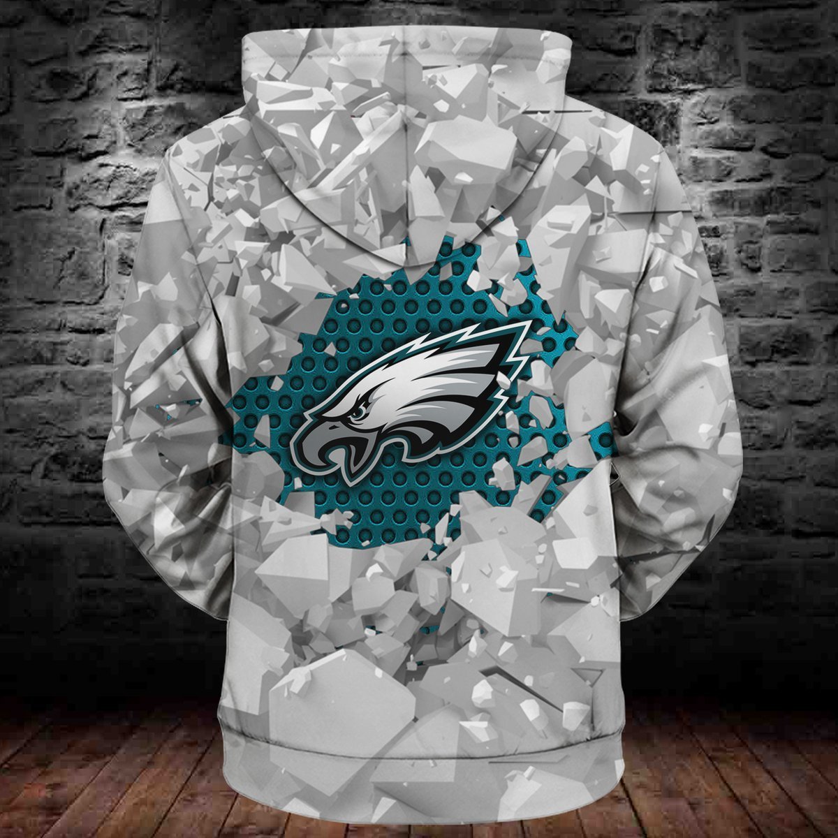 EAGLES HOODIE 3D ICE20